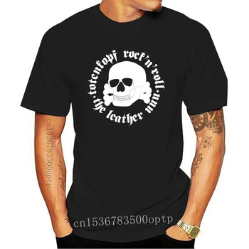 Мужская одежда, футболка с пульсирующим хрящом, кожаный логотип NUN с трафаретной печатью, шведский панк-индастриал