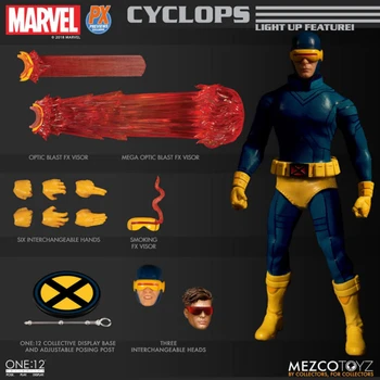 В наличии Mezco One:12 Marvel X-Men PX Limited, фигурка Циклопа, игрушка, подарочная модель, коллекция хобби