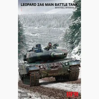 МОДЕЛЬ RYEFIELD RFM RM-5066 1/35 Основного боевого танка Leopard 2A6 с полным комплектом внутренней модели