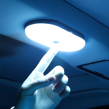 Светодиодный автомобиль Внутреннее освещение автомобиля Купол Крыша Потолок Чтение Багажник Автомобильная лампа Высококачественная лампа для укладки автомобиля ночник