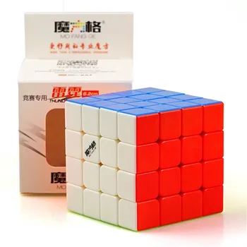 QIYI THUNDERCLAP 4x4x4 CUBE Magic Speed Cube Профессиональные Кубики-головоломки, головоломки для взрослых, плавно поворачивающиеся Игрушки для детей, игрушки