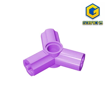 Gobricks GDS-922 Технический, осевой и контактный разъем Тройной, совместим с игрушками lego 10288, собирает строительные блоки