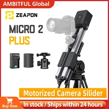 Моторизованный Слайдер камеры Zeapon Micro 2 Plus Портативное расстояние перемещения 54 см /21,2 дюйма 4,5 кг Мощность двигателя во всех направлениях 39 децибел