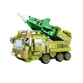 2022 Военная Армия Вторая мировая война WW2 SWAT Полицейские Солдаты Dongfeng 17 Модель ракетной машины Строительный блок Кирпичи Детские игрушки