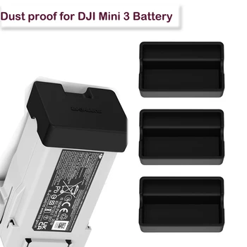 3шт Защитная крышка для аккумулятора DJI Mini 3 Пылезащитный порт для зарядки, защита от прикосновений, водонепроницаемость Для аксессуаров DJI Mini 3 Pro