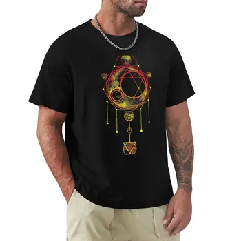 Футболка Symbol Two, короткая футболка, одежда в стиле хиппи, футболка оверсайз с коротким рукавом, мужская одежда