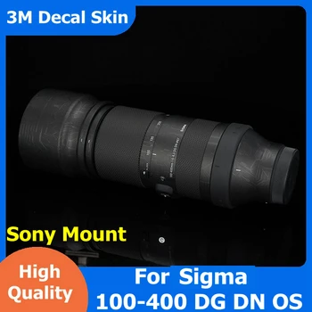 Для Sigma 100-400 мм f5-6.3 DG DN OS Для Sony Крепление Объектива Камеры Наклейка Пальто Оберточная Бумага Защитная Пленка Протектор Наклейка Кожа 100-400