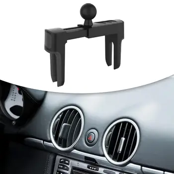 Крепление на зажиме для воздухоотвода в автомобиле Прочное с несколькими углами обзора, стабильная вентиляционная ручка для автомобильного круглого воздуховыпускного отверстия, держатель телефона за рулем