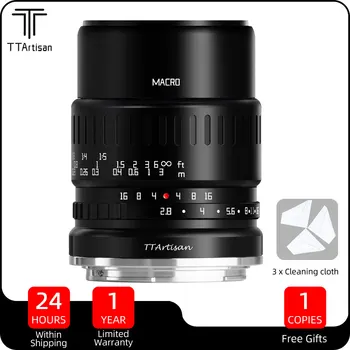TTArtisan 40 мм f2.8 Макрообъектив APS-C с Ручной Фокусировкой Объективы для Фотоаппаратов Sony E Fuji X Nikon Z M4/3 Leica L Mount