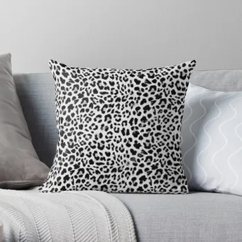 Черно-Белый Леопардовый дизайн, Наволочка, Роскошная наволочка, Рождественская подушка для дома