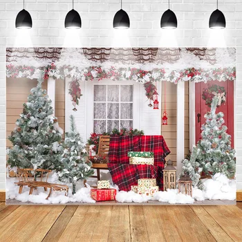 Рождественский фотофон, Зимние украшения в виде снежинок, баннер для фотосъемки, детский день рождения, Фотостудия, Новый Год