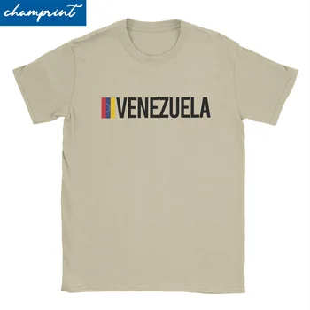 Футболки с венесуэльским минималистичным дизайном, мужские и женские хлопковые винтажные футболки с круглым вырезом, венесуэльская футболка с коротким рукавом, оригинальная одежда