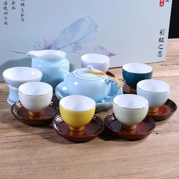 Креативный Чайный Сервиз Кунг-Фу, Высококачественный Домашний Китайский Свадебный Чайный Сервиз Для Зеленого Чая, Улуна, Пуэра, Прямая Продажа С Фабрики