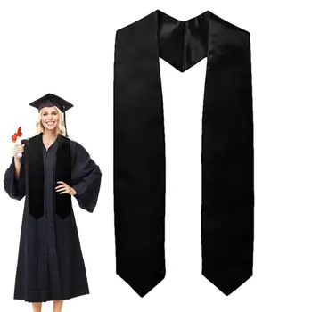 Выпускной пояс, атласная шаль почета, церемониальный пояс, 62 дюйма, аксессуары для выпускного, унисекс для начала учебы
