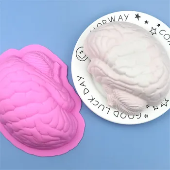 Креативная силиконовая форма для торта в форме мозга Инструменты для выпечки торта Инструменты для украшения торта