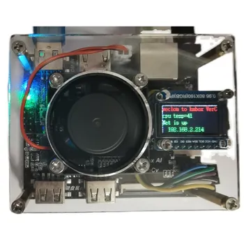 Плата kboxc, анализ видео с искусственным интеллектом, клавиатура/мышь, макроконвертер, физическая периферия, USB-чип, пистолет для надавливания Linux development board