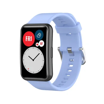 Силиконовый ремешок для Huawei Watch FIT Strap Аксессуары для умных часов Сменный браслет Correa Huawei Watch Fit 2021 НОВЫЙ ремешок