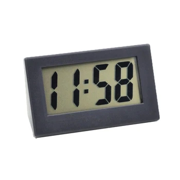 Мини-цифровые настольные часы-счетчик Мини-цифровые ЖК-часы Дорожные Электронные часы Настольные часы для домашнего офиса