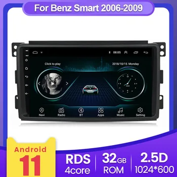Wifi Android 11 Система GPS Навигационный Экран Для Smart Fortwo 2005 2006 2007 2008 2009 2010 Автомобильный Радио Аудио FM-Плеер