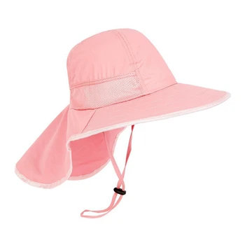 Снаряжение для летних приключений: детская дышащая солнцезащитная шапочка - быстросохнущая пляжная вещь первой необходимости (7-13 лет)