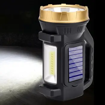 1 комплект походного фонаря, супер яркий водонепроницаемый переключатель, фонарик для зарядки от солнечной энергии / USB, портативный аварийный фонарь для путешествий