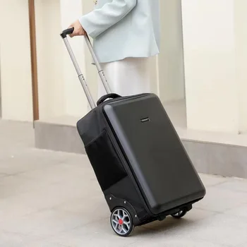Carrylove НОВЫЙ 22-дюймовый Водонепроницаемый рюкзак-тележка для ручной клади для ленивых путешествий с большими колесами