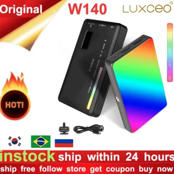 LUXCEO W140 LED RGB Video Light 0-360 ° Полноцветный Светильник для Фотосъемки от 2500 до 9000K 8 Вт 3100 мАч С Регулируемой Яркостью Карманных Панелей