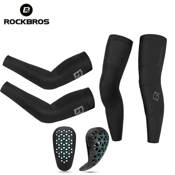 Налокотник для мотокросса ROCKBROS, наколенники для мотоциклов Ice Silk, защита для скоростного спуска, защита для мотогонок, защита колена для бездорожья