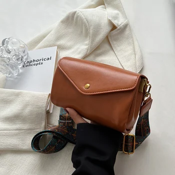 Маленькая сумка в стиле ретро, новая многослойная сумка на плечо ранней осени, популярная сумка через плечо, женская сумка, универсальная маленькая сумка