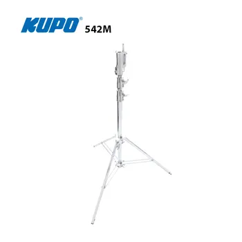 Держатель лампы для штатива KUPO 542M medium, два стальных специальных держателя лампы для пленки с v-образным многофункциональным разъемом на белой ножке