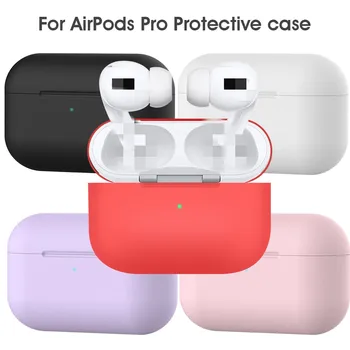 Силиконовый чехол для Airpods Pro Case Беспроводной Bluetooth для apple airpods pro Case Чехол Для наушников Air Pods pro 3 2 Чехла