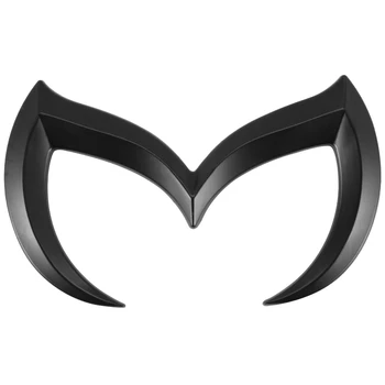 Черный Evil M Логотип Эмблема Значок Наклейка для Mazda Все модели кузова автомобиля Наклейка на задний Багажник Наклейка Паспортная Табличка Аксессуары для декора