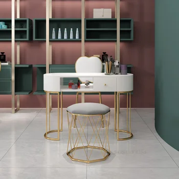 Европейский Маникюрный стол и набор стульев Простые Кованые Маникюрные столы Light Luxury Ins Single Double Профессиональный Маникюрный стол