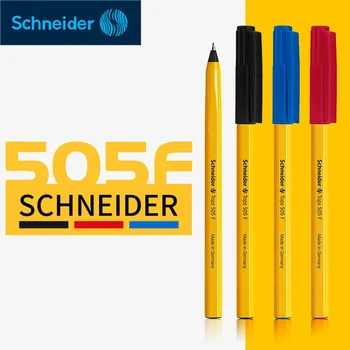 1 шт. немецкая нейтральная ручка Schneider 505F Шариковая ручка 0,5 мм, большая емкость для студенческих экзаменов, водонепроницаемая, гладкая и портативная