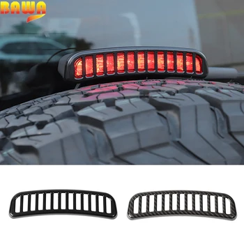 BAWA Carbon Fiber Grain High Brake Light, декоративные наклейки для отделки крышки Ford Bronco 2021 2022, Аксессуары для экстерьера автомобиля