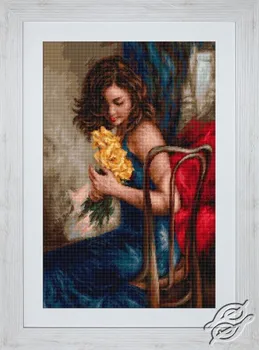 Rose Beauty 46-66 Вышивка крестиком экологическими хлопчатобумажными нитками Украшение дома Подвесная картина Подарок