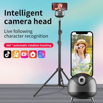 Стабилизатор камеры с автоматическим отслеживанием лица на 360 градусов для держателя мобильного телефона Smart Selfie Auto Face Ai Автоматический стабилизатор вращения