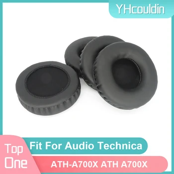 Амбушюры для Audio Technica ATH-A700X ATH A700X Вкладыши для наушников из искусственной кожи, мягкие подушечки, поролоновые амбушюры черного цвета