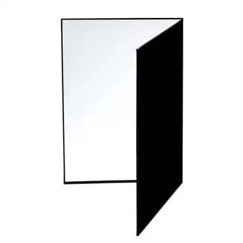 Отражатель из утолщенного картона для фотографий формата А3, складной, для съемки натюрморта стоя, Дополняющий фото с черно-белыми краями