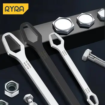 Универсальный торцевой ключ 8-22 мм с двуглавым эластичным регулируемым торцевым ключом Ручной инструмент R Для ремонта ручных инструментов для автомобиля