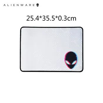 Цветной коврик для мыши Dell Alienware Большой Размер 80*30*0.4 см Маленький Размер 25.4*35.5*0.3 см Настольный коврик для клавиатуры резиновая основа