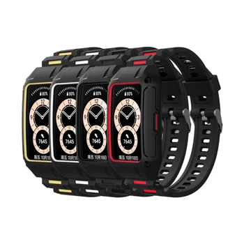 Силиконовые ремешки для спортивных часов Huawei Band 6, ремешки для замены браслета-петли, водонепроницаемые, защищающие от пота