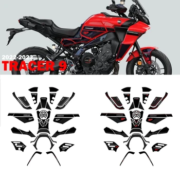 Аксессуары Tracer 9 Мотоциклетные Противоскользящие Наклейки для Yamaha Tracer9 2022 2023 Коленный Захват Полный Набор Наклеек 3D Эпоксидная смола