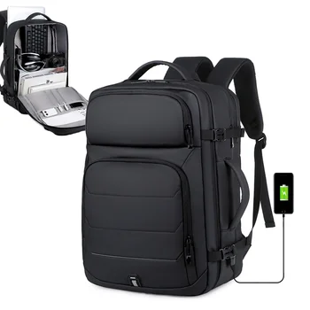 Большой 40-литровый рюкзак с возможностью расширения, заряжаемый через USB, Деловые рюкзаки для 17-дюймового ноутбука, Водонепроницаемый Многофункциональный рюкзак для путешествий XA324C