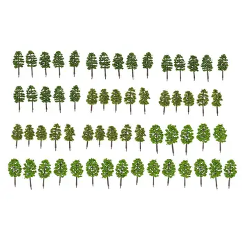 60-кратная модель дерева в ландшафтном масштабе 0, вал миниатюр 8 см для макета