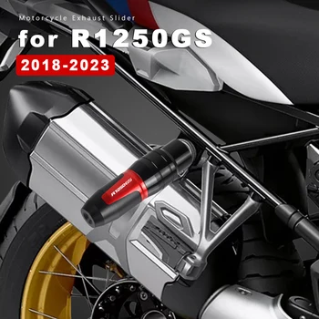 Аварийная Накладка Мотоцикла Алюминиевый Слайдер Выхлопа R1250GS 2022 Аксессуары для BMW R1250 R 1250 GS 1250GS Adventure 2019-2023 2021