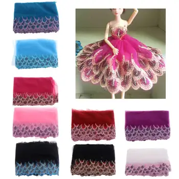 10 ярдов полиэфирной шелковой ткани для пошива кукольной одежды своими руками