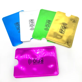 Симпатичный студент ID карты бумажник для паспорта протектор алюминиевый держатель карты RFID и NFC блокирующий считыватель замок ID держатель банковской карты 