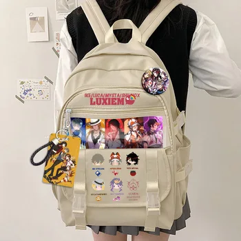 Аниме Luxiem рюкзак Школьные сумки для девочек большая кавайная повседневная сумка для книг Водонепроницаемый рюкзак для путешествий
