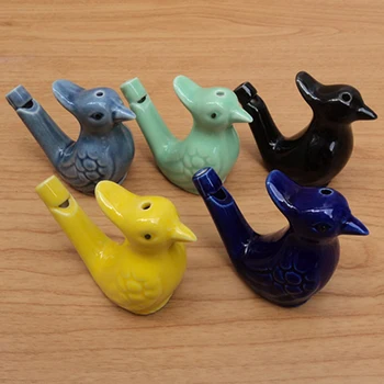 Керамический птичий свисток Музыкальный инструмент Музыкальная игрушка для детей раннего возраста Обучающая Детская Подарочная игрушка